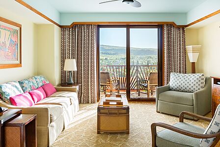 Sample Living Area With Attached Balcony