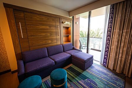 One-Bedroom and Two-Bedroom Living Area