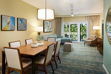 Sample dining area