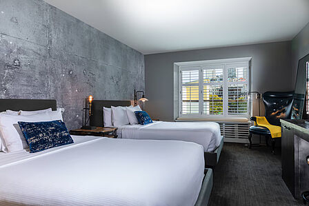 Sample guest room