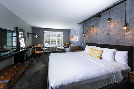 Sample guest room