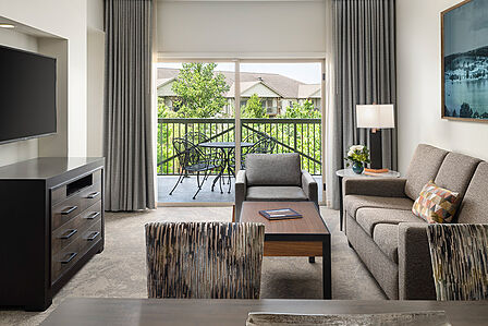 Sample villa living room