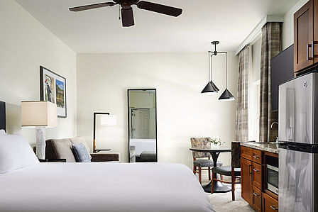 Sample guest room