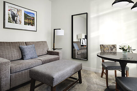 Sample villa living room