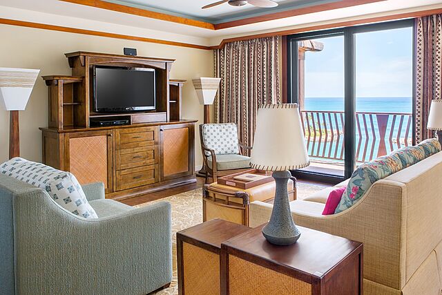 Sample Living Area With Attached Balcony