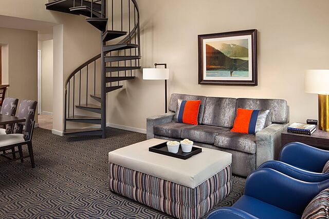 Bi-Level Lofts have a bonus loft bedroom upstairs.