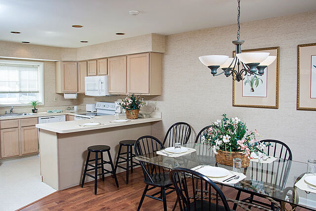 One-bedroom villa kitchen