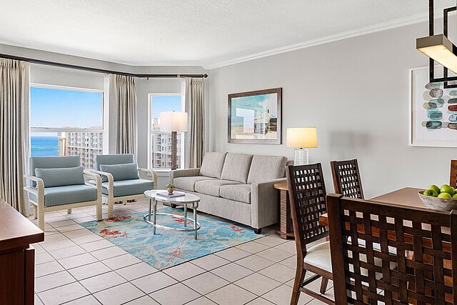 Sample Living Area (see below for unit-type specific photos)