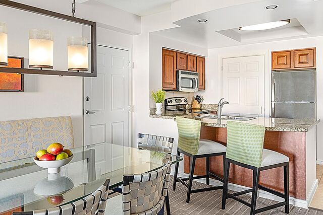 Sample Living Area (see below for unit-type specific photos)