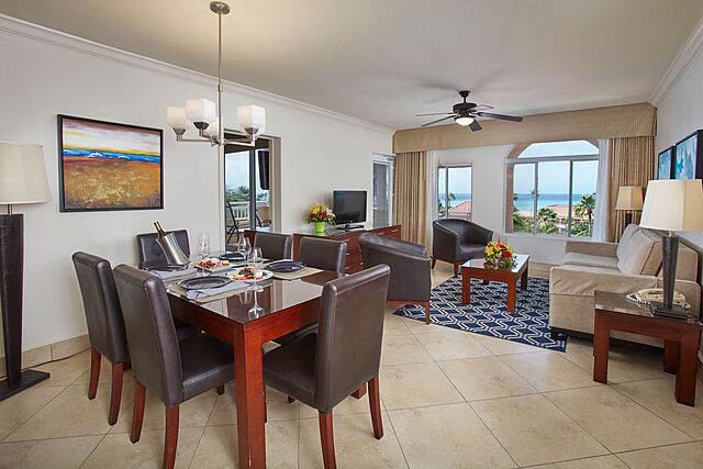 Sample 2-bedroom dining area