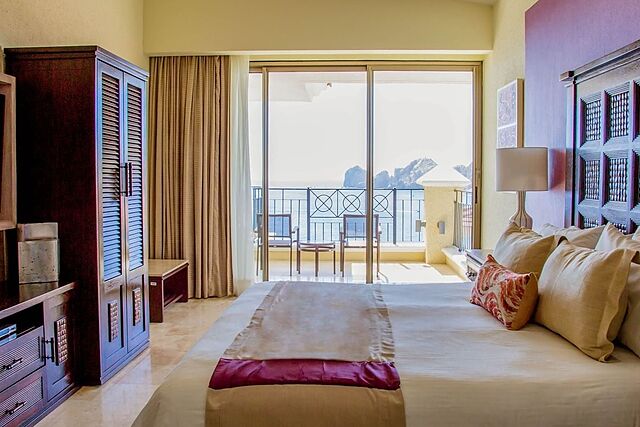 Sample penthouse bedroom
