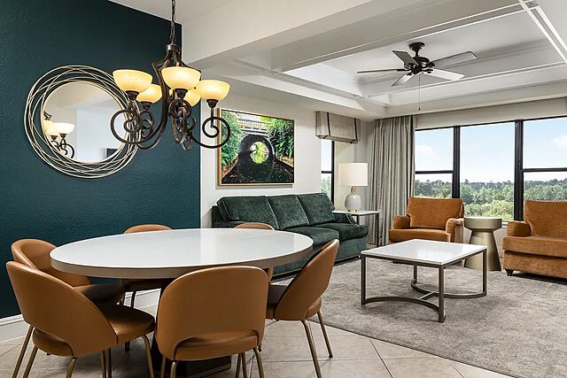 Sample two-bedroom Signature villa living area
