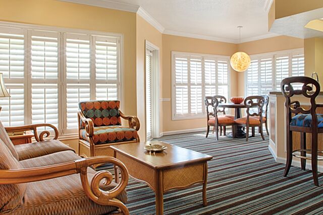 Sample villa living area