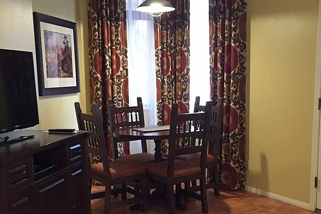 Sample dining area