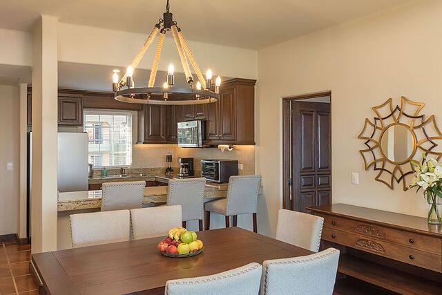Sample dining area
