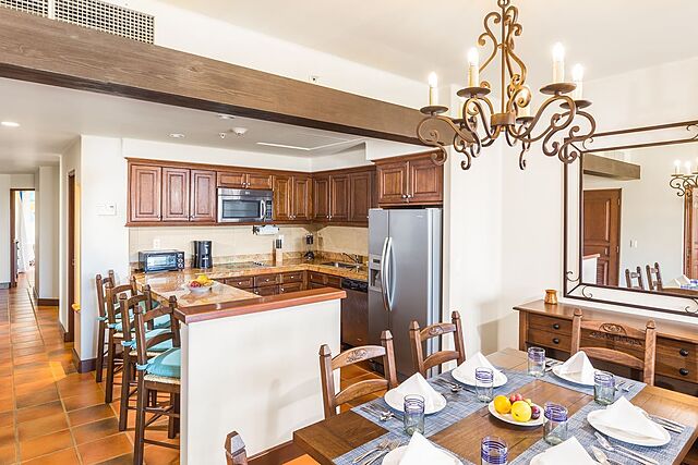 Sample dining area