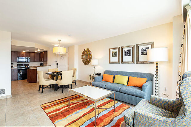 Sample living room