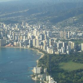 Waikiki from the plane