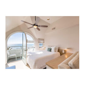 bedroom with view