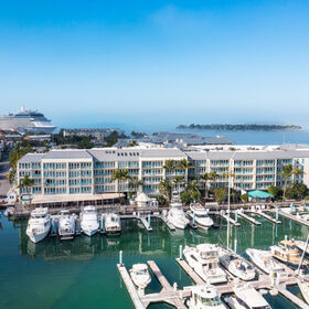 Can you spot the cruise ship. Do you see Jimmy's sail boat
