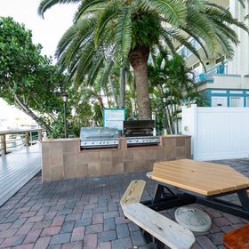 The Galleons own grills on the Historic Seaport