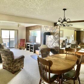 Dining & Living room with Lake view