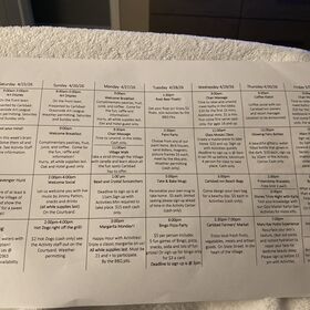 Activities for the week