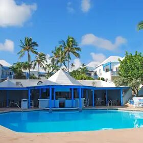 Pool with bar and grill