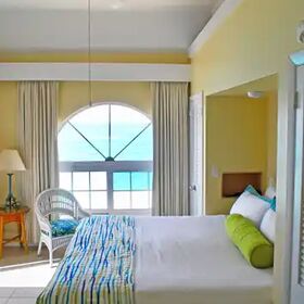 King bed in master