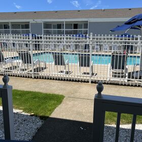 Outdoor Pool View From Patio