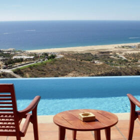 Infinity pool overlooking the ocean