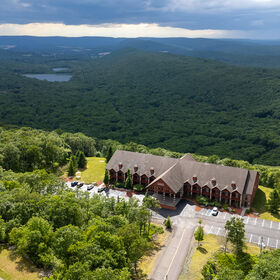 Aerial Photo of Eagle Rock Resort Hotel & Spa (Credit: Eagle Rock Resort)