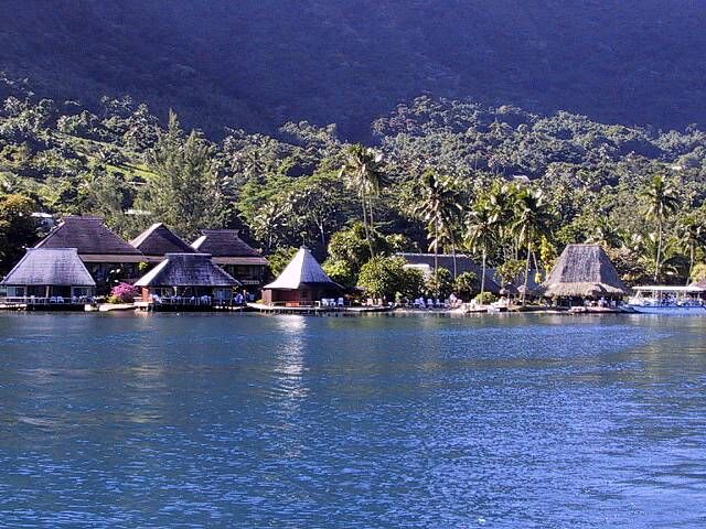 Club Bali Hai Moorea - View from across the Bay