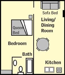 Room Layout at Leisure Club International at New Orleans