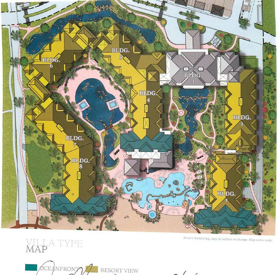 westin nanea map