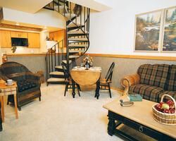 Unit Living Area at the Pines at Sunriver