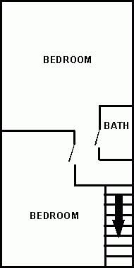 Sun Dunes Villas - Upstairs Floor Plan