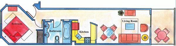 - One-Bedroom Floor Plan