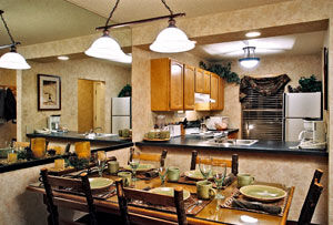 Alpine Ridge - Unit Kitchen & Dining Area