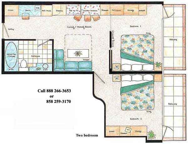 Westgate Miami Beach - Unit Floor Plan