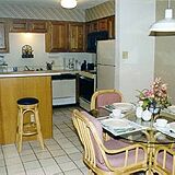 Mustang Island Beach Club — - Unit Dining Area & Kitchen