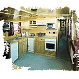 Canaltime at Alvecote Marina Village — Kitchen on Board