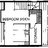 Blue Water Resort at Cable Beach — Floor Plan of the 3rd Floor of the Garden Townhouses
