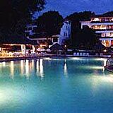 Perla Hills Hotel — Pool at night at the
