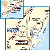 Marina Baie des Anges — Area Map