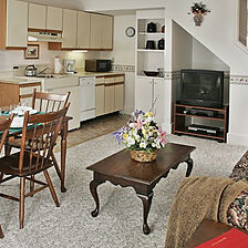 Eastern Slope Inn &mdash; Partial kitchen and living room