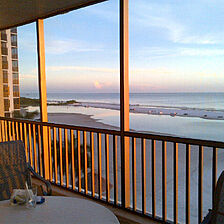 Seawatch On-the-Beach Resort — Sample balcony view