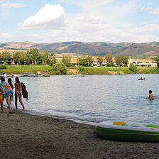 Wapato Point — Nekquelekin from swim beach