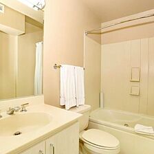 Palm Canyon Resort and Spa — Sample Bathroom