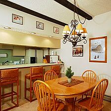 The Rockies Condominiums — Kitchen and Dining Area